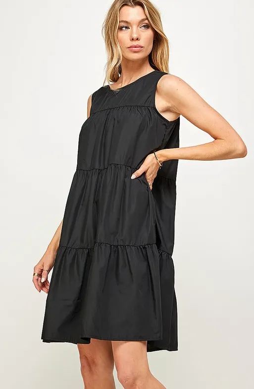 Tiered Sleeveless Dress