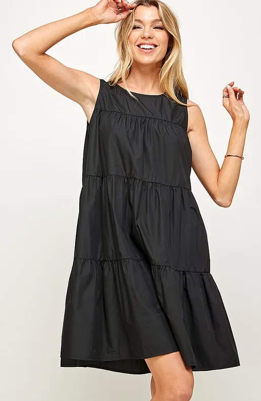 Tiered Sleeveless Dress