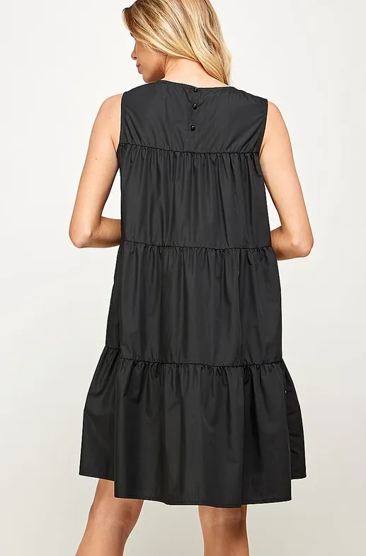 Tiered Sleeveless Dress