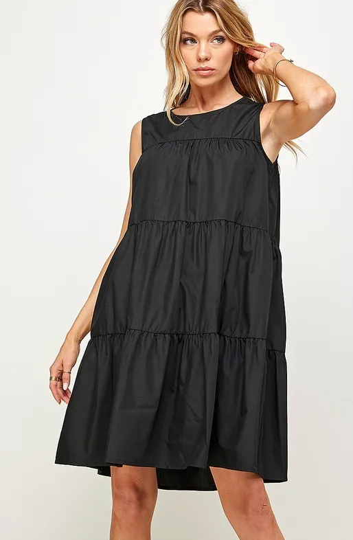 Tiered Sleeveless Dress