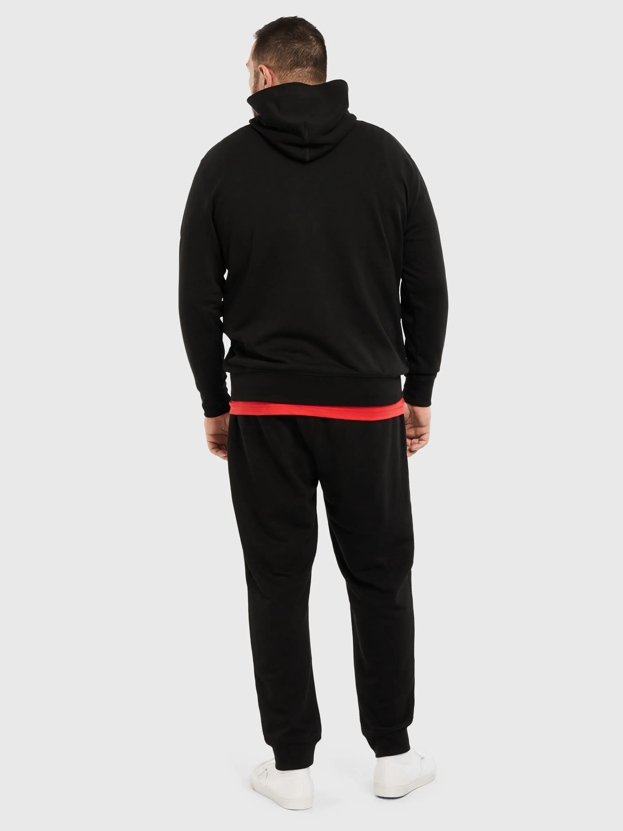 Tommy Hilfiger Linear Flag Hoodie for Big & Tall Men