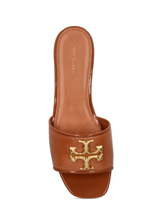 Tory Burch Eleanor Leather Slide Sandals (10mm)