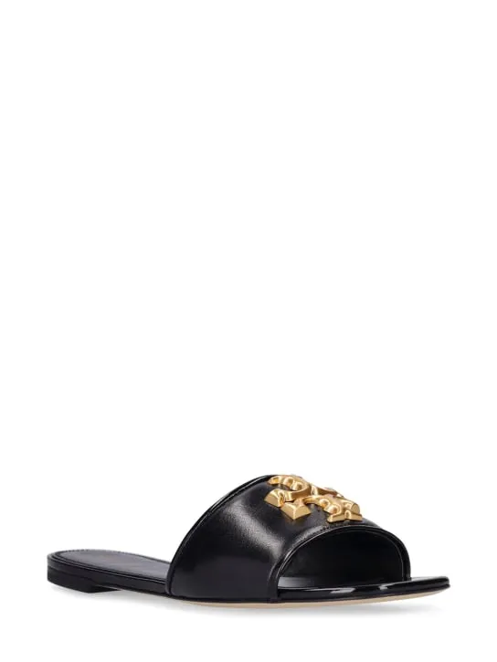 Tory Burch Eleanor Leather Slide Sandals (10mm)