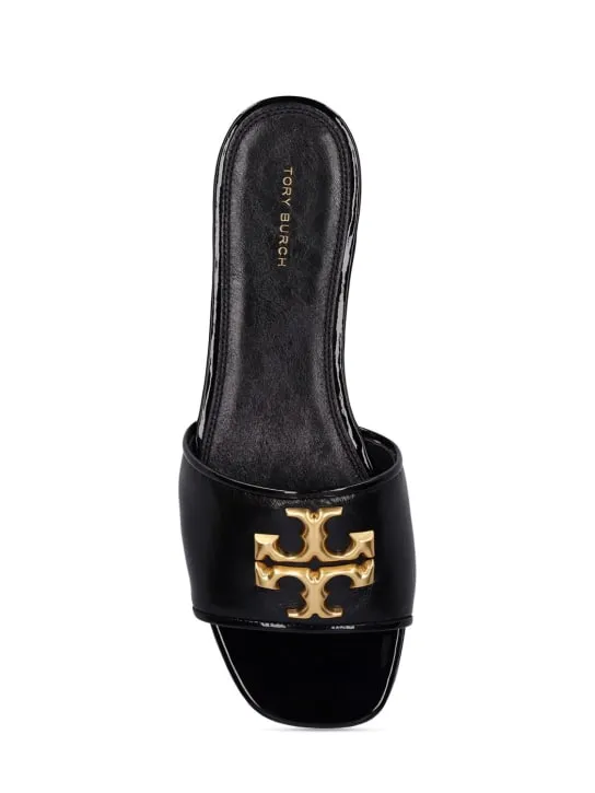 Tory Burch Eleanor Leather Slide Sandals (10mm)