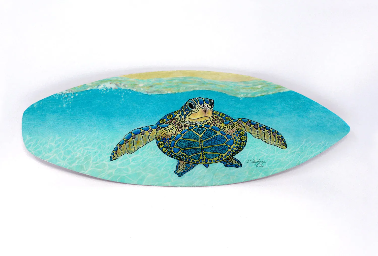 Turtle Beach Surfboard Wall Decor