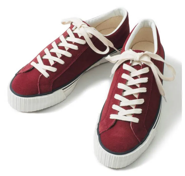 Warehouse Suede Sneaker Burgundy