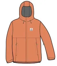 Water Resistant Recycled Jacket - Apricot