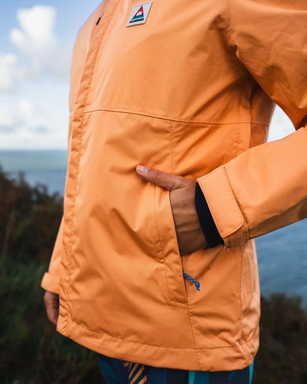 Water Resistant Recycled Jacket - Apricot