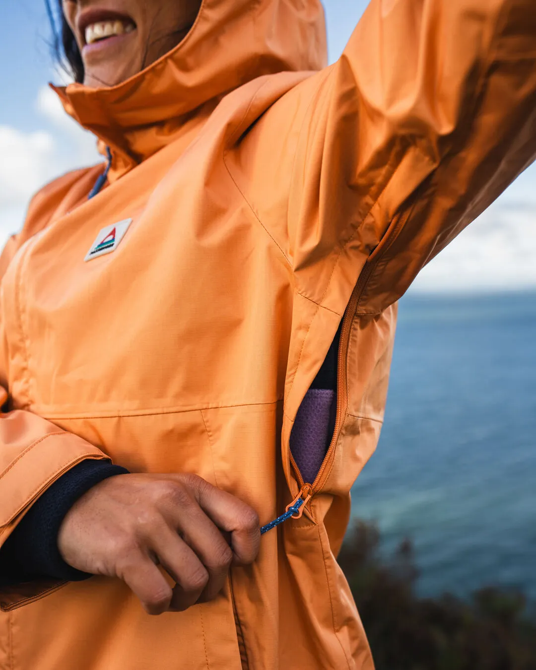 Water Resistant Recycled Jacket - Apricot