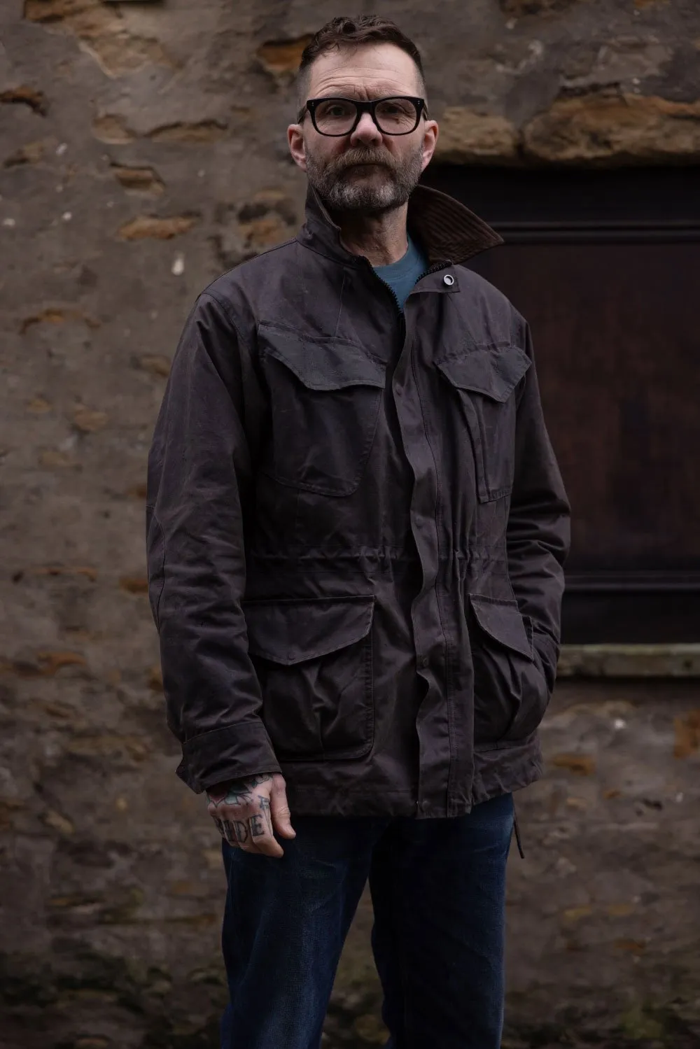 Waxed Cotton Field Coat