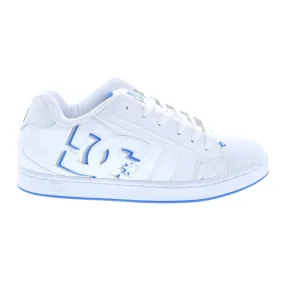 White Leather Skate Sneakers for Men - DC Net 302361-WR5 - Shop Now