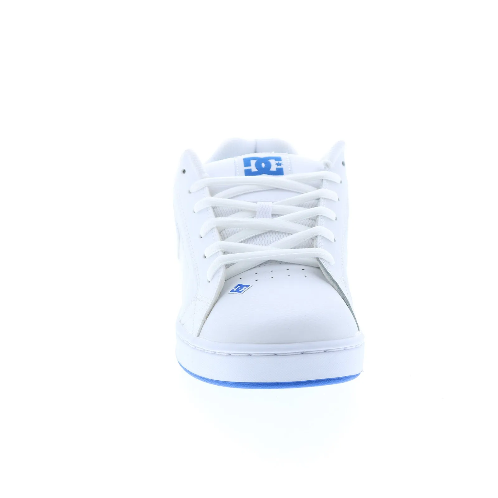 White Leather Skate Sneakers for Men - DC Net 302361-WR5 - Shop Now