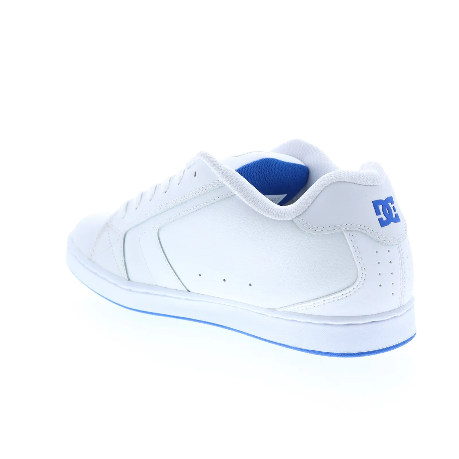 White Leather Skate Sneakers for Men - DC Net 302361-WR5 - Shop Now