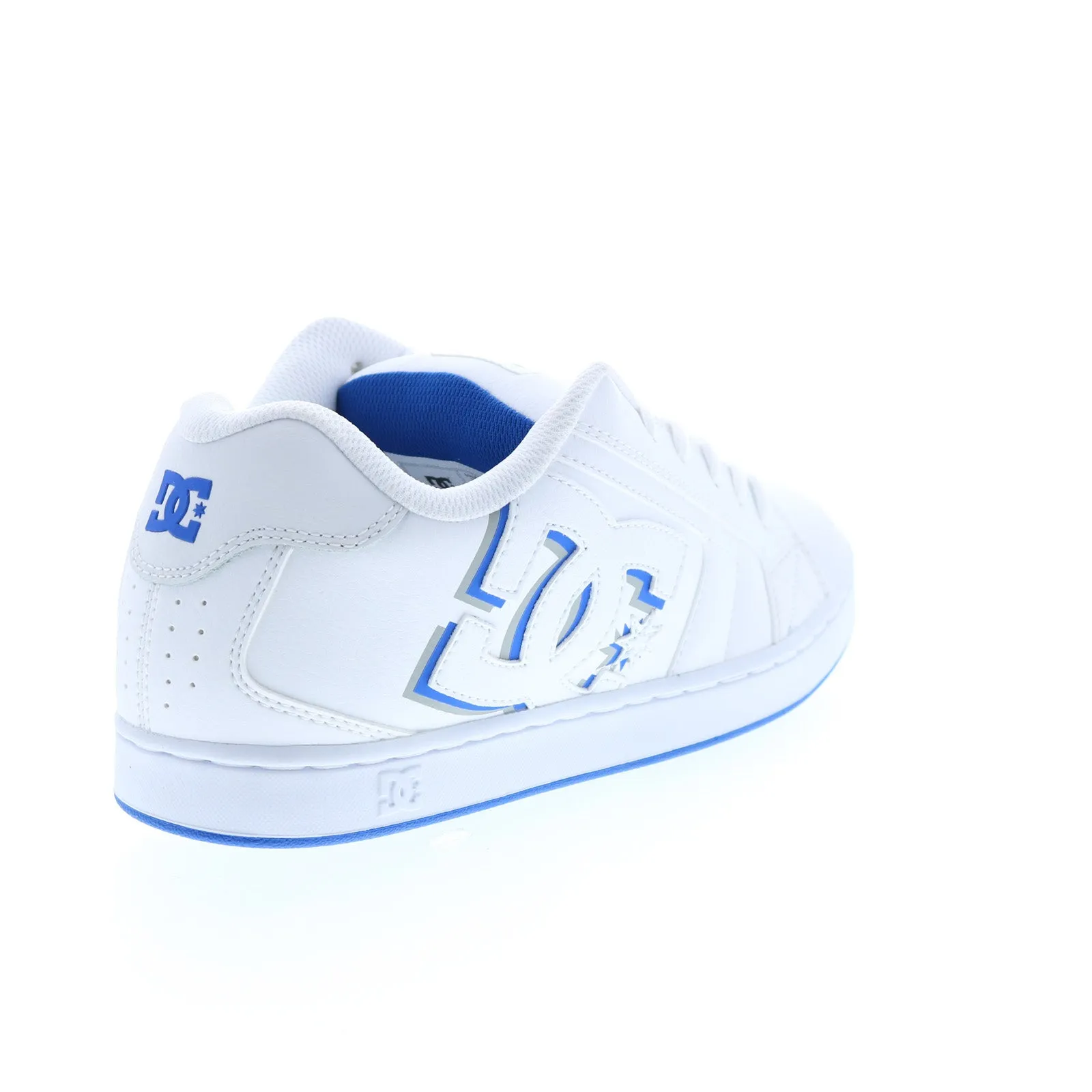 White Leather Skate Sneakers for Men - DC Net 302361-WR5 - Shop Now