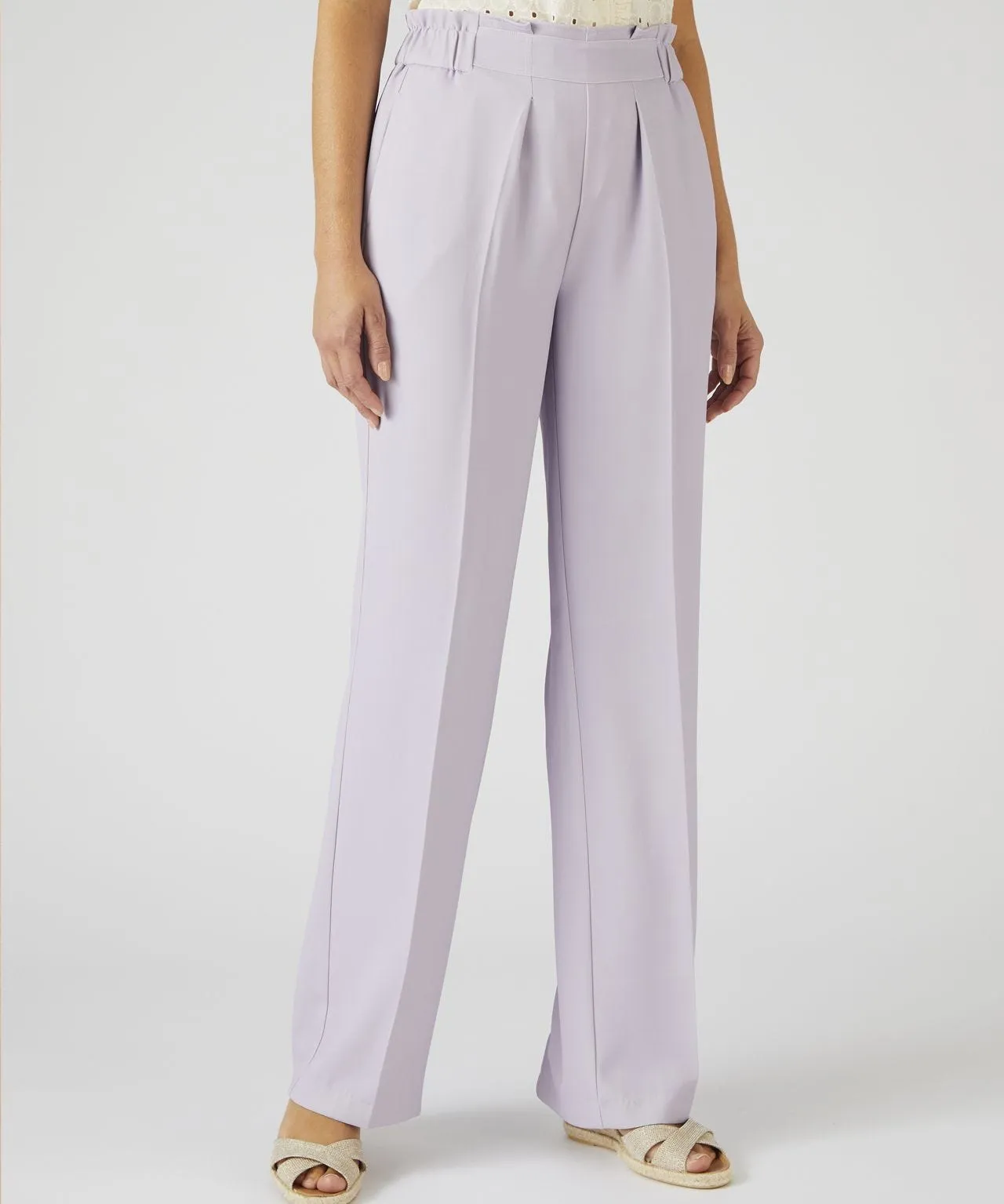 Wide Leg Pullon Trousers