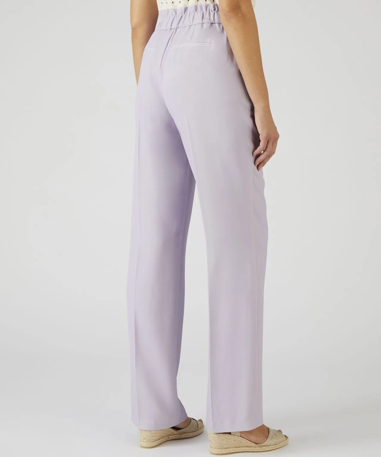 Wide Leg Pullon Trousers