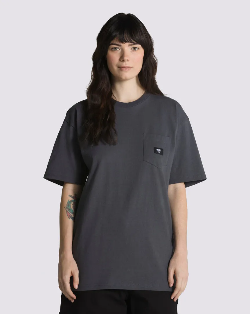 Woven patch pocket T-shirt