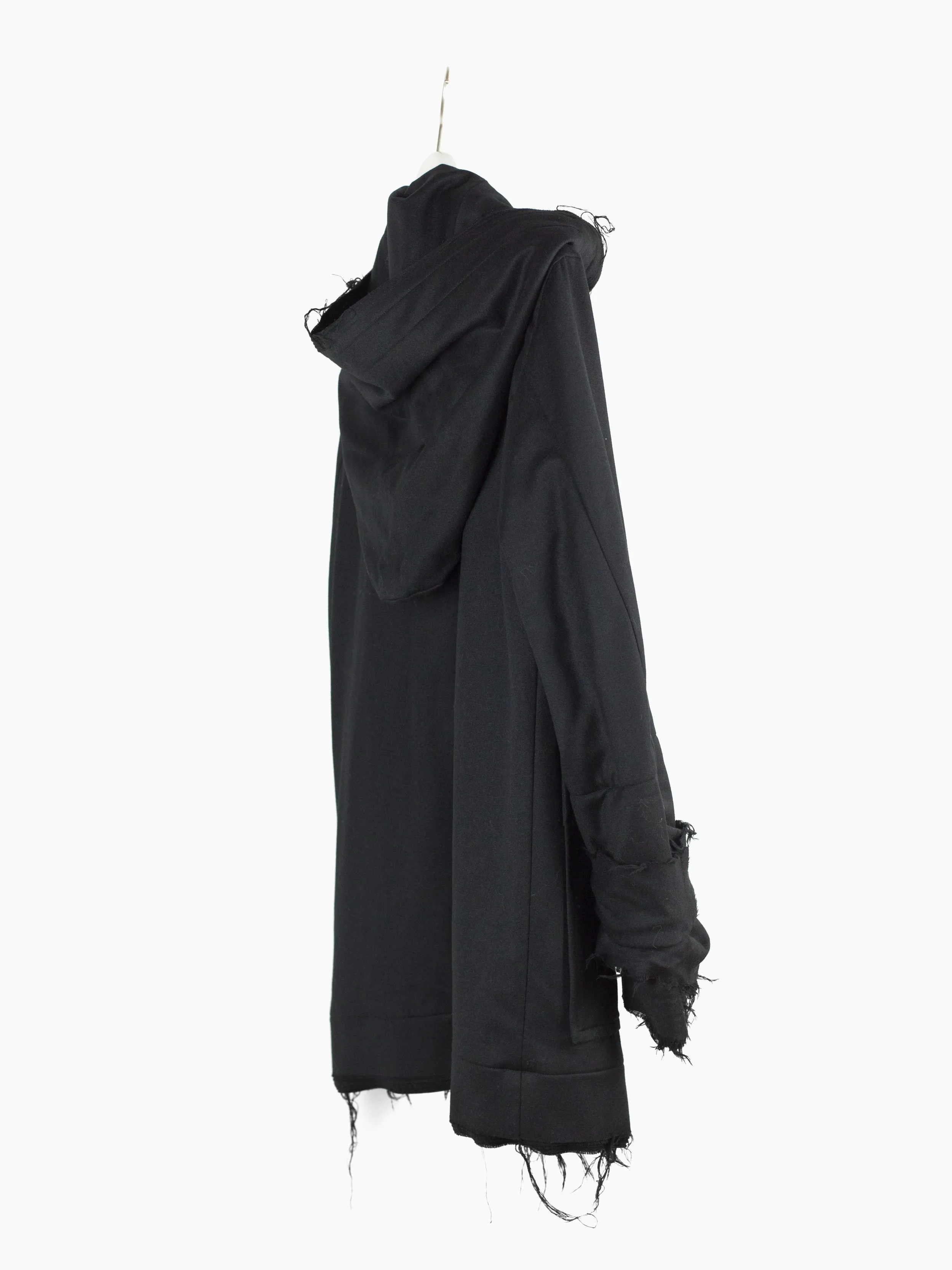 Yuji Yamada Retro Layered Hooded Coat
