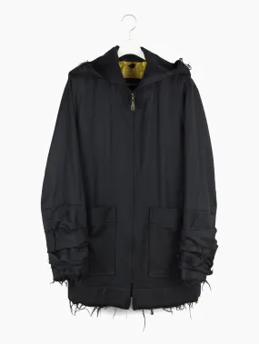 Yuji Yamada Retro Layered Hooded Coat
